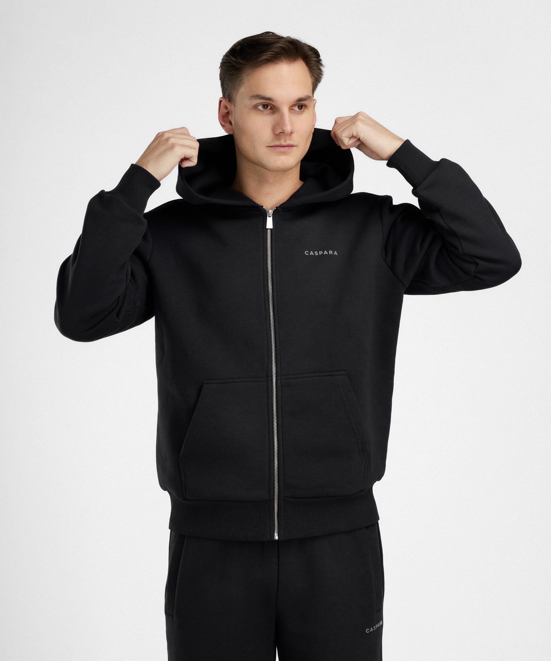 M. Cosmo Zip Hoodie - Black